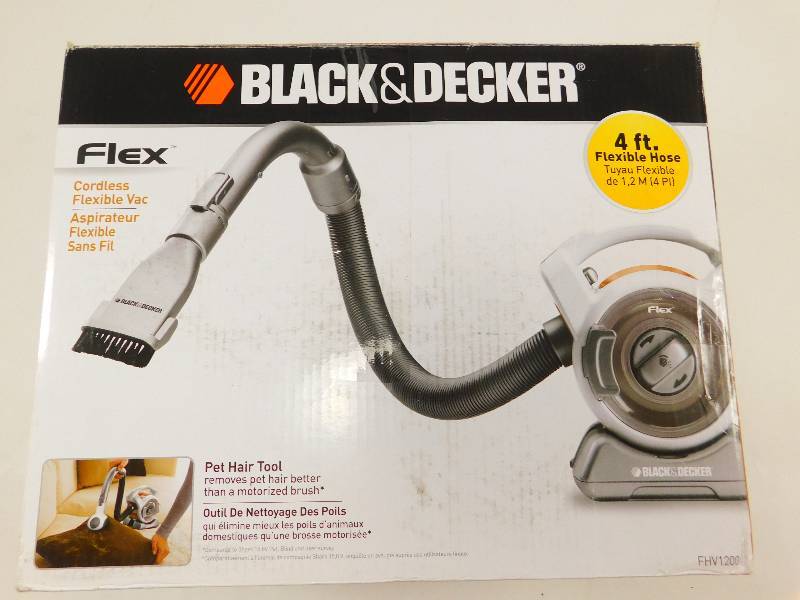 Black & Decker Cordless Mini Canister Flex Vacuum with 4 ft. Flexible Hose, Store Returns Auction #17