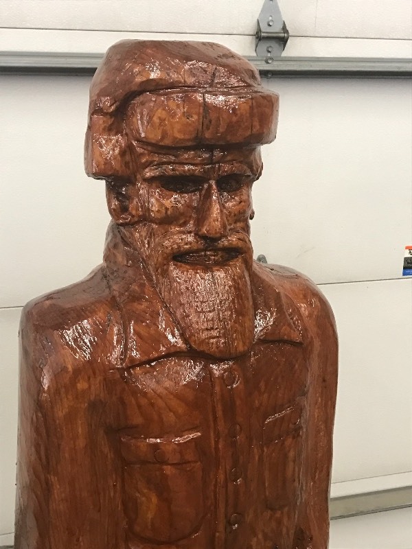 lot 4 image: Hand-Carved Lumberjack