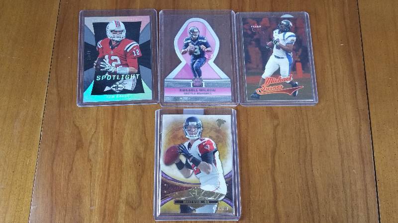 Group of 4 Star Football Cards