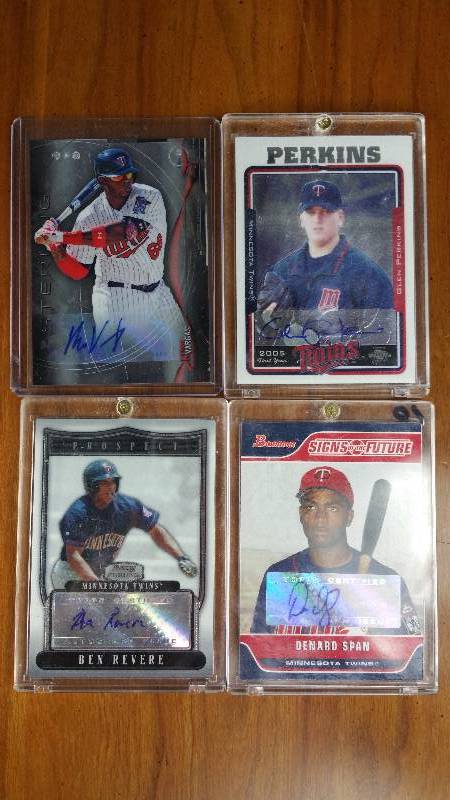 Rare Minnesota Twins Autograph Insert Cards - Rookies