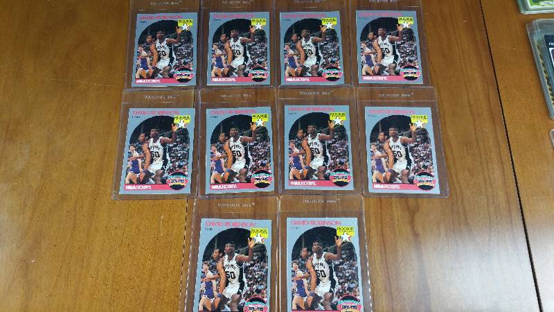 (10) David Robinson Rookie Cards
