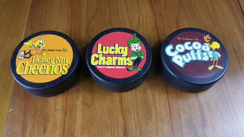 Winn Well Cereal Hockey Pucks
