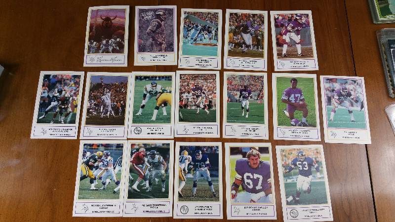 1983 - 1988 Minnesota Vikings Cards