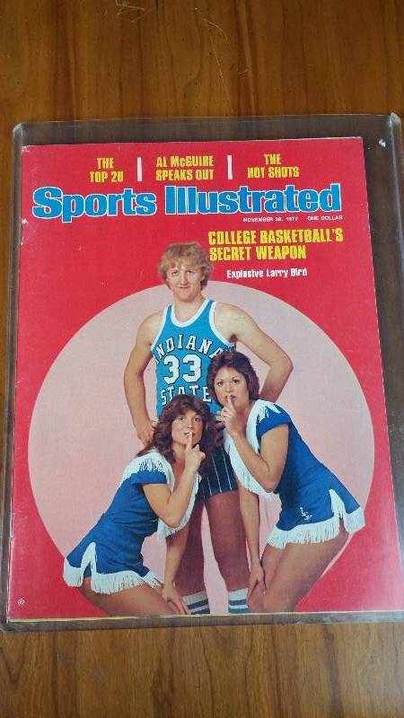 Larry Bird College Sports Illustrated Cover