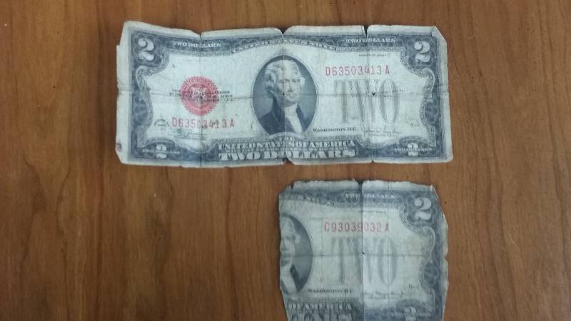 (2) 1926 Red Seal $2 Notes