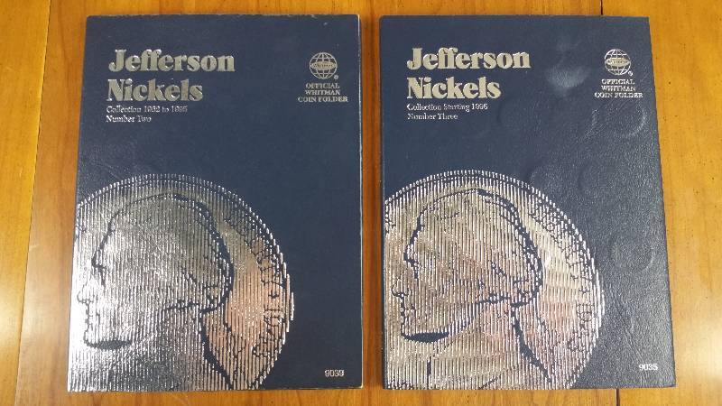 1962 - Current Jefferson Nickels in Whitman Books