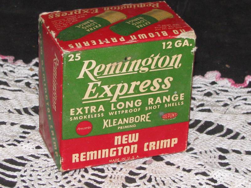lot 8 image: Remington Express 12ga Empty Shot Shell Box