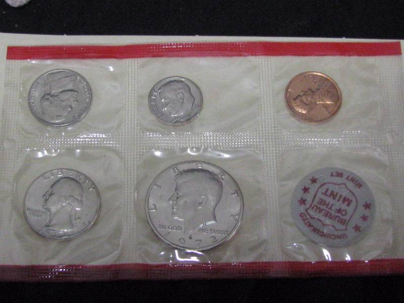 lot 15 image: United States 1972 Proof Set