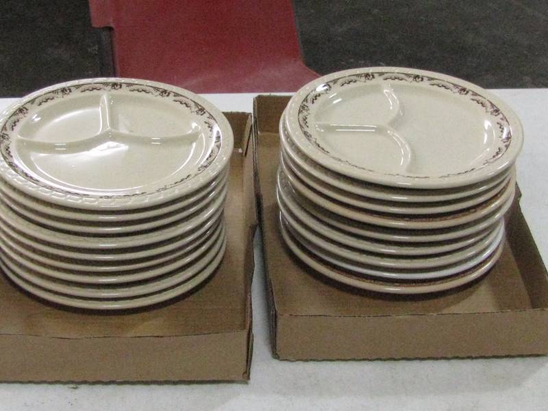 lot 45 image: Stoneware Restaurant Dinnerware