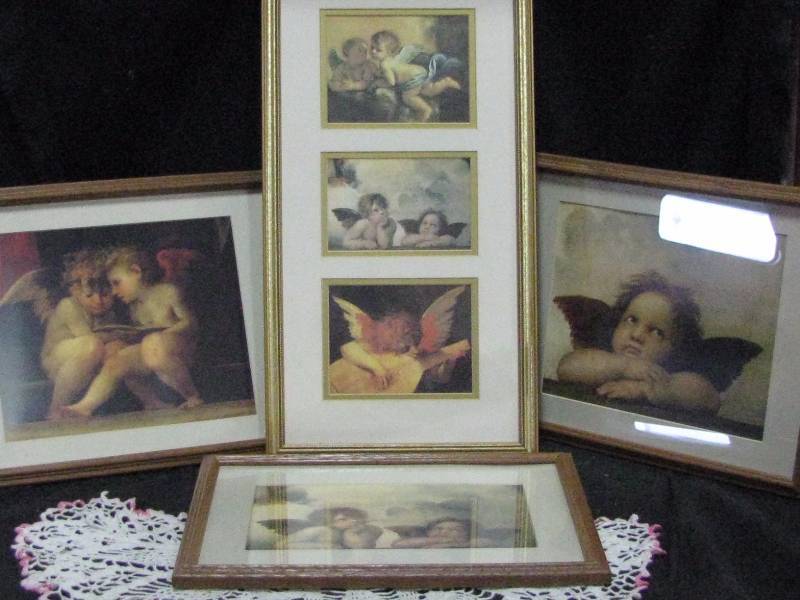 lot 46 image: Framed Angel Pictures