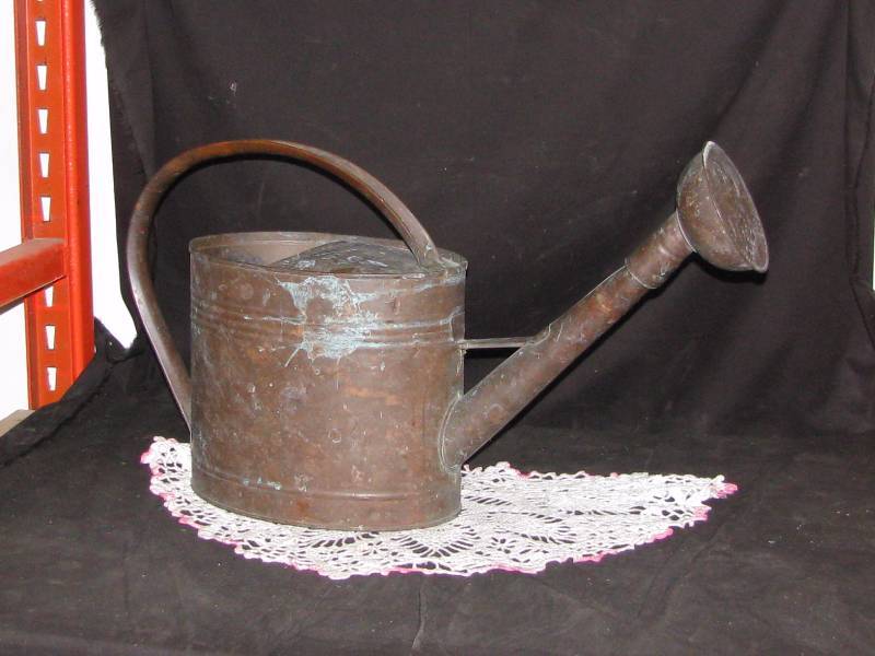 lot 57 image: Copper Sprinkler Can