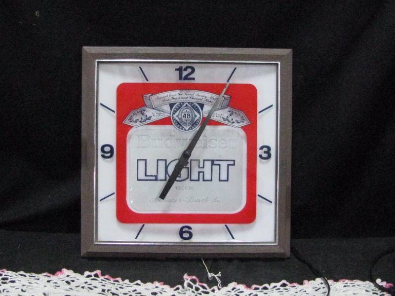 lot 63 image: Budweiser Clock