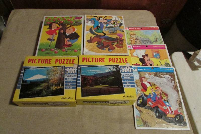 lot 36 image: Vintage Old School Puzzels