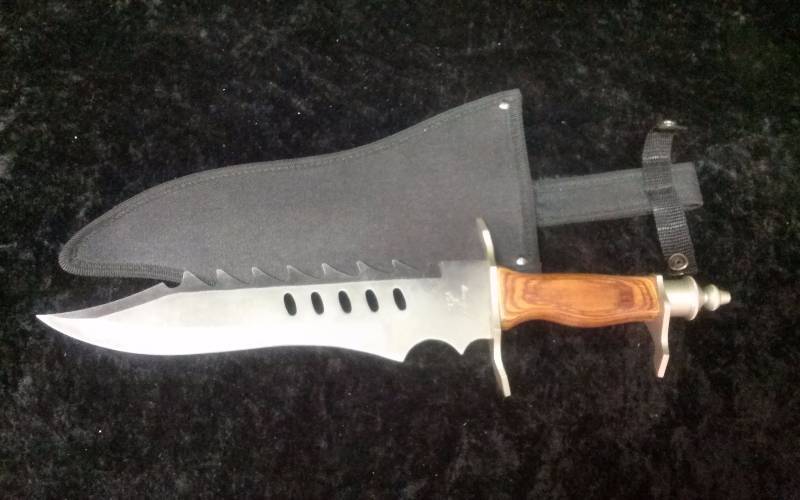 Large 12 Blade Knife wSheath