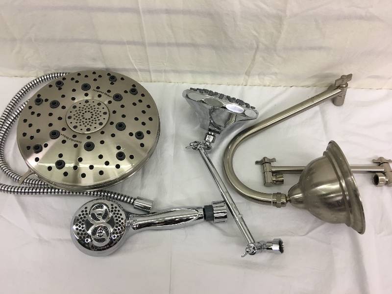 lot 14 image: shower heads and wands