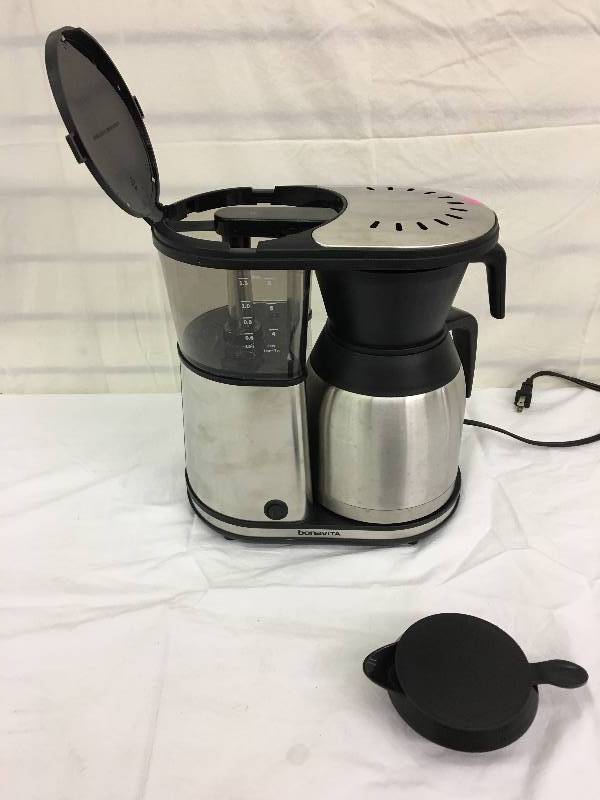 lot 26 image: Bonavita BV1900TS 8-Cup Carafe Coffee Brewer, Stainless Steel retail $189