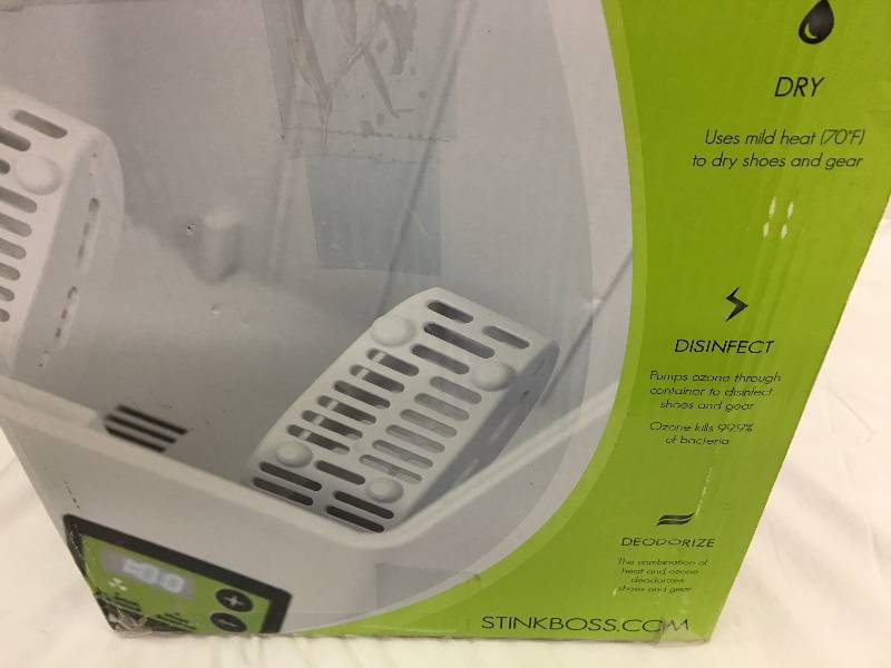lot 44 image: StinkBOSS Shoe Deodorizer, Ozone Sanitizer and Dryer retail $149