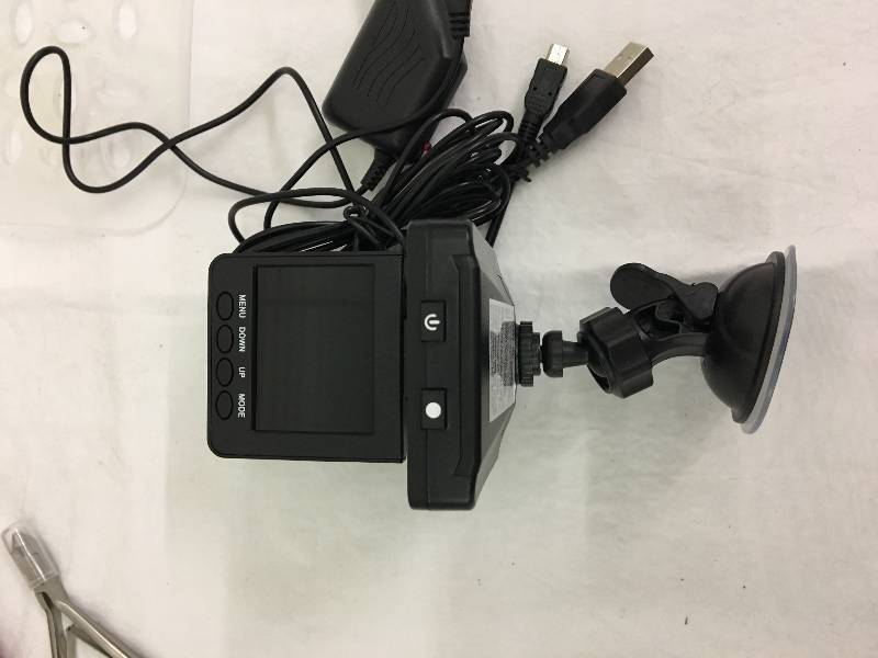 lot 47 image: Dash cam pro,  cookie press, steamer, cutting board