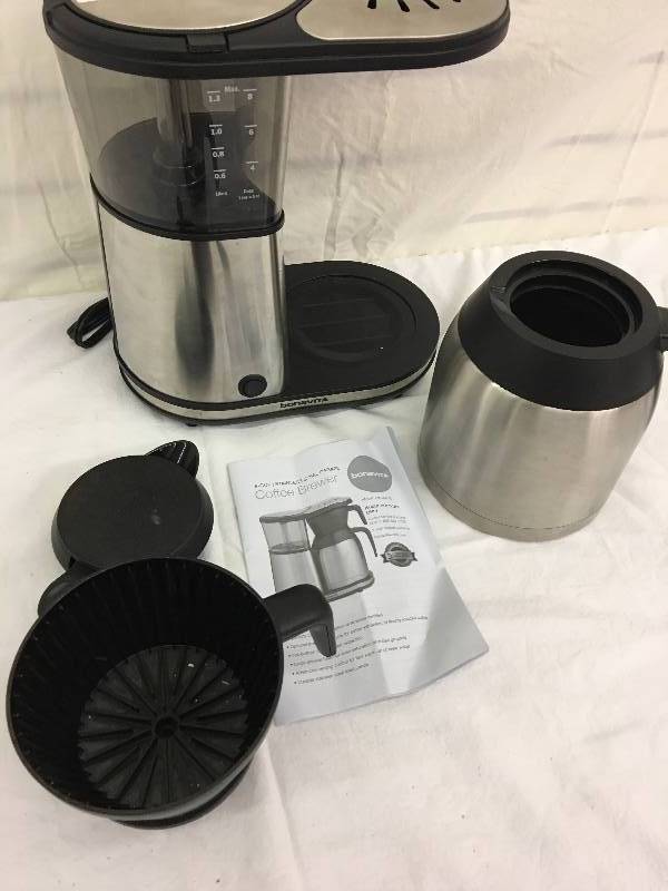 lot 57 image: Bonavita BV1900TS 8-Cup Carafe Coffee Brewer, Stainless Steel retail $189