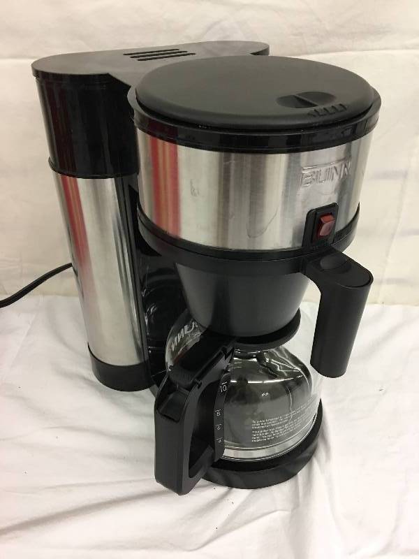 lot 63 image: Bunn Velocity Brew 10Cup Home Brewer  Stainless Steel retail $99