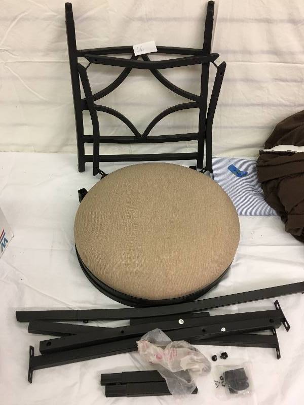 lot 66 image: chair and couch cover