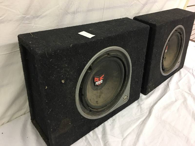 lot 127 image: truck speakers