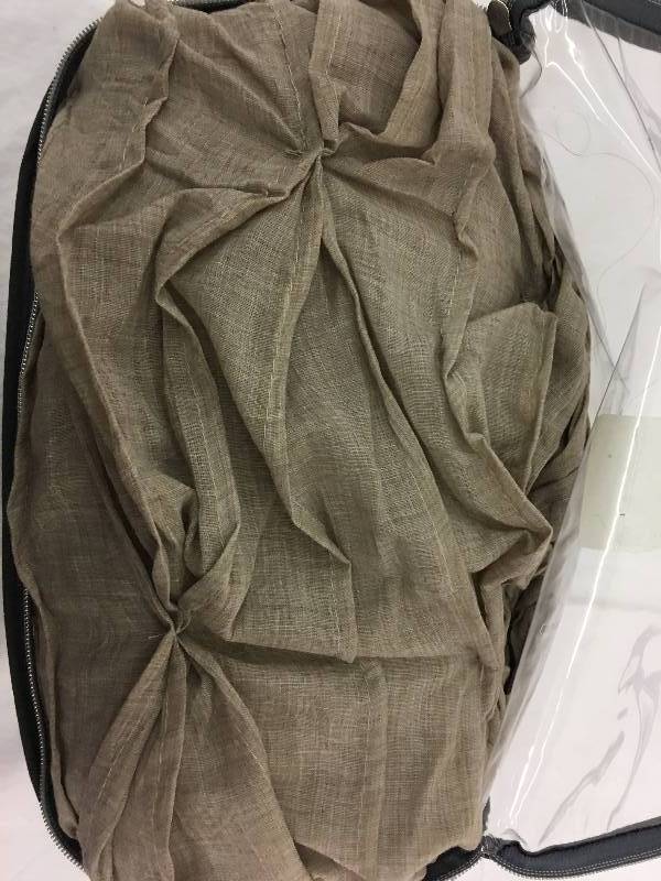 lot 143 image: oatmeal duvet cover size king