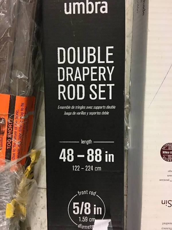 lot 157 image: blinds,curtain rods