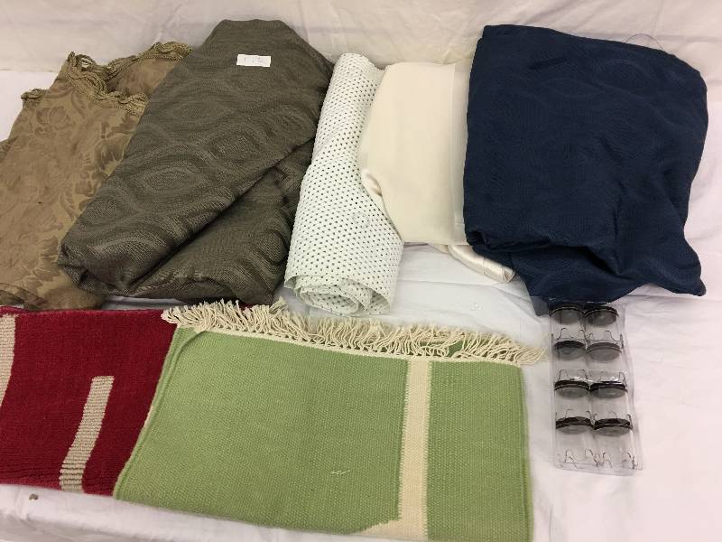 lot 173 image: rugs,curtains