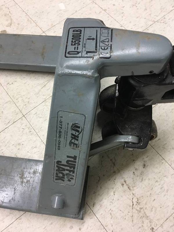 lot 193 image: Shop Tuff DB5500LB Pallet Jack, 5500 lbs retail $349
