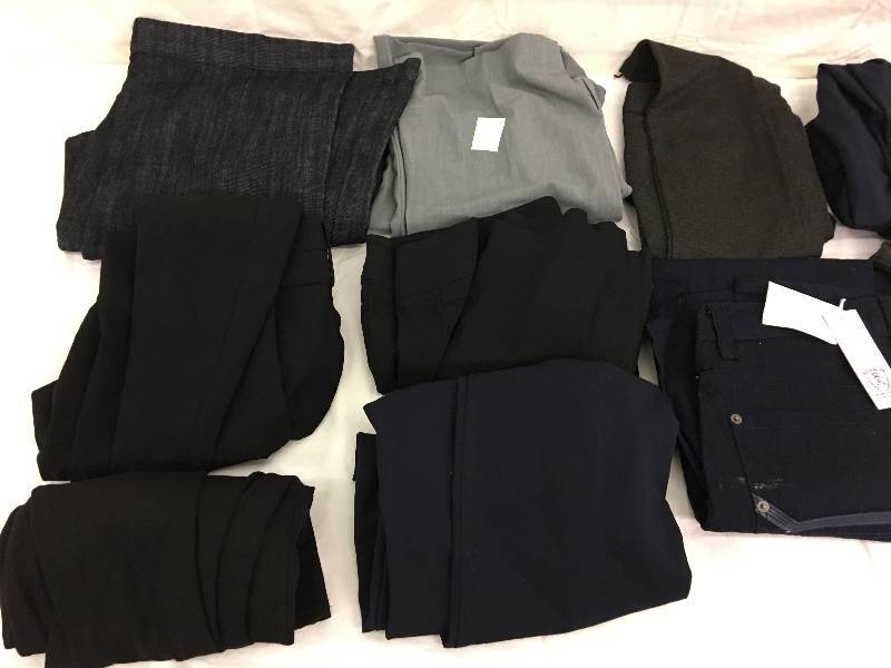 lot 203 image: new pants lots of different sizes