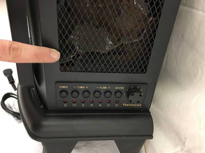 lot 236 image: Randall Electric Stove Heater retail $119