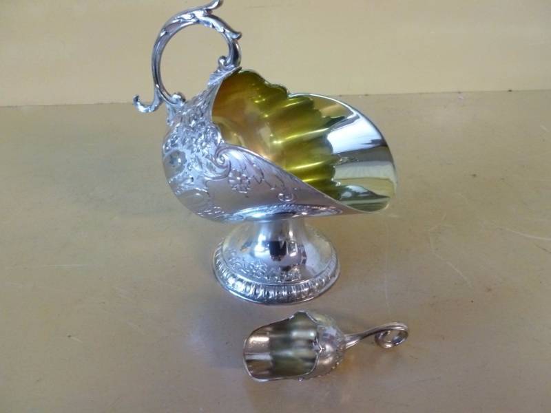 Silverplate Sugar Server