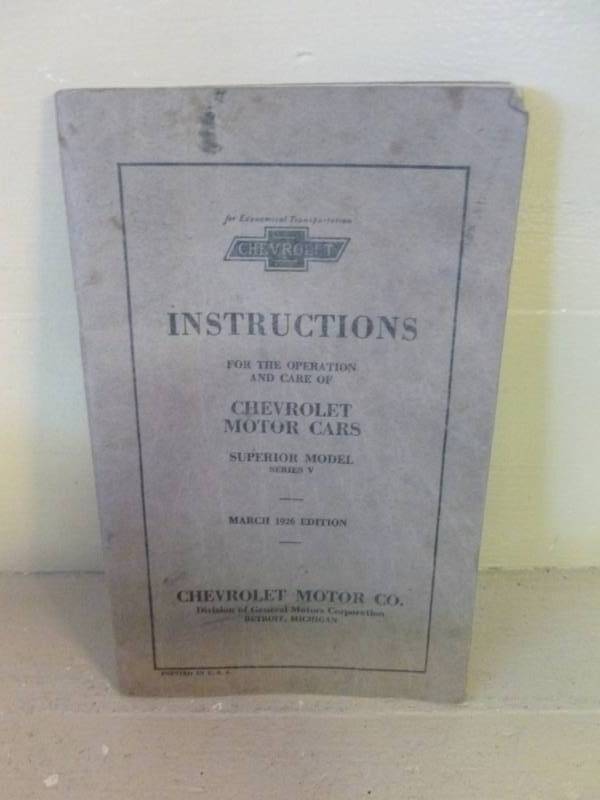 Antique Auto Manual