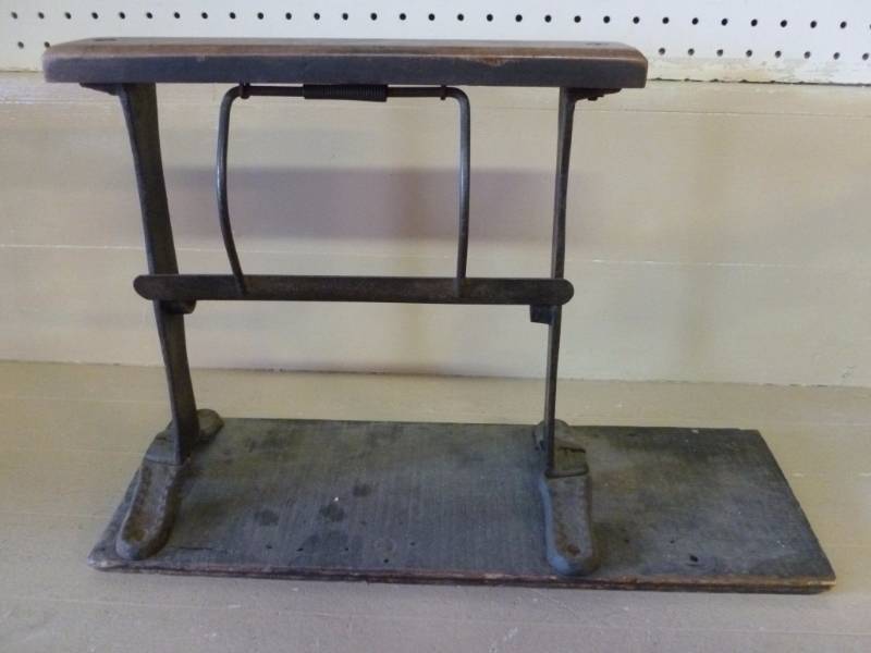 Antique Butchers Paper Rack
