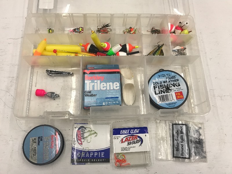 lot 11 image: Plastic Tackle Tray Full Of Assorte...