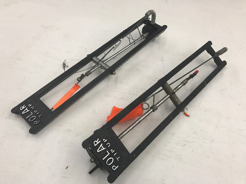 lot 33 image: Lot Of (2) Polar Ice Fishing Tip-Ups