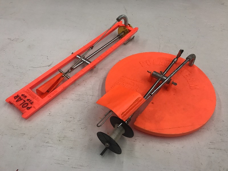 lot 34 image: Lot Of (3) Polar Ice Fishing Tip-Up...