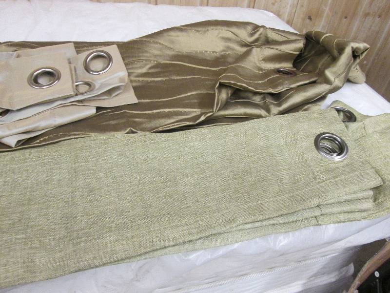 Lot of Neutral Toned Drapes & Sheer...