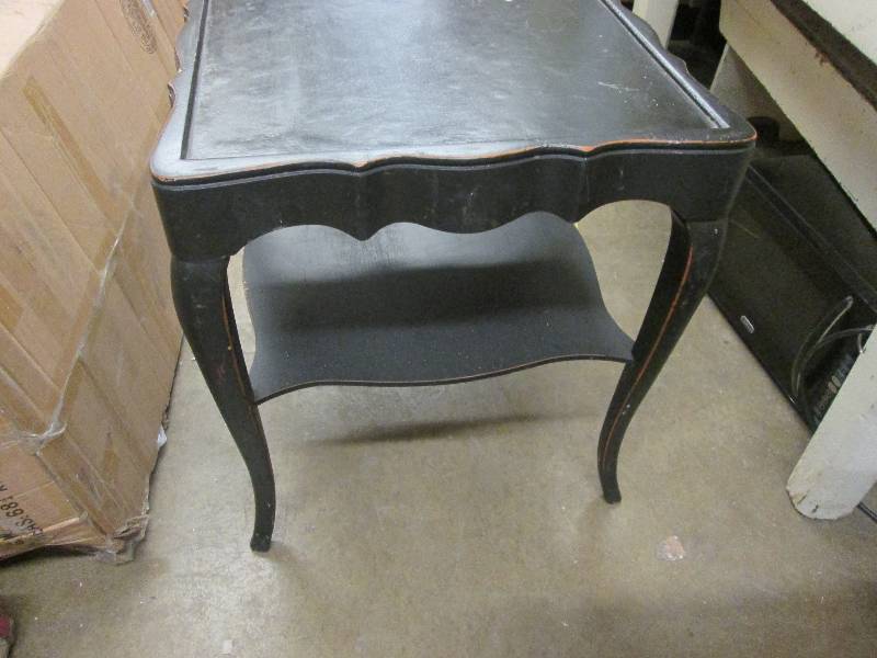 Black Painted Accent Table 24.5 inc...