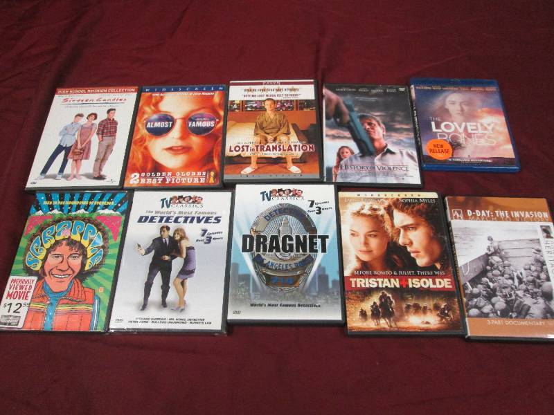 Lot of 10 Assorted DVD Movies...