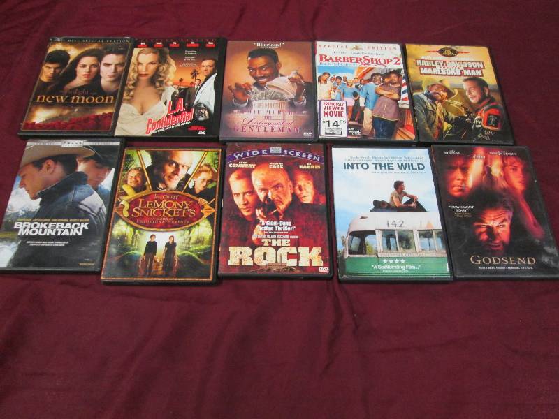 Lot of 10 Assorted DVD Movies...