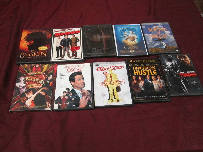 Lot of 10 Assorted DVD Movies...