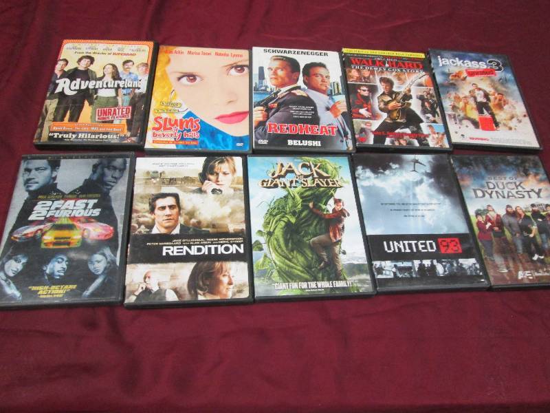 Lot of 10 Assorted DVD Movies...