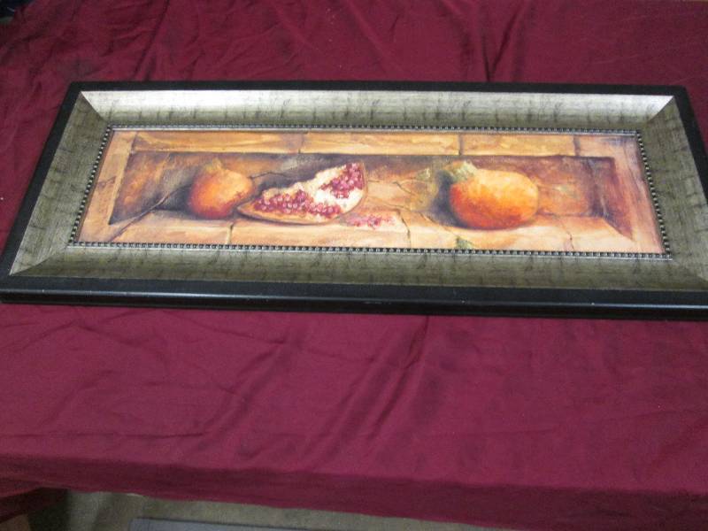 36x14 inch Framed Canvas Print Wall...