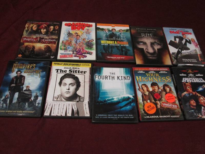 Lot of 10 Assorted DVD Movies...