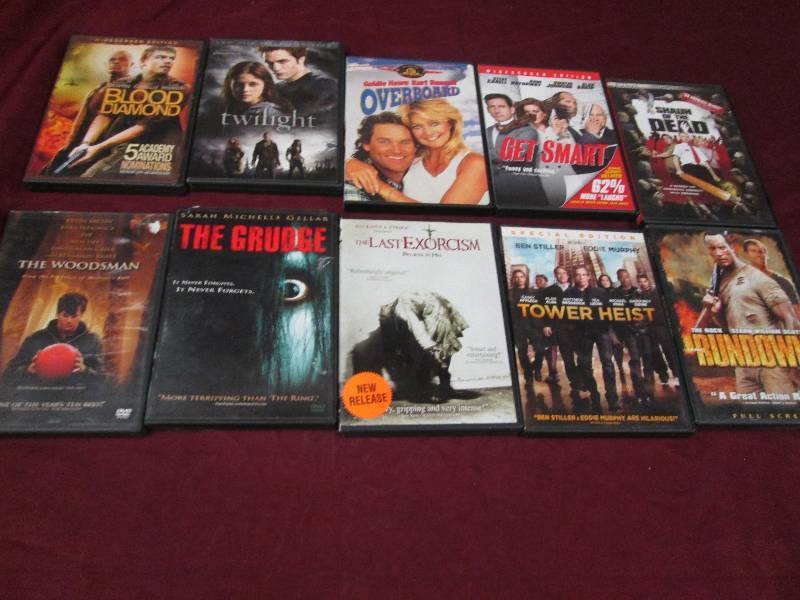 Lot of 10 Assorted DVD Movies...