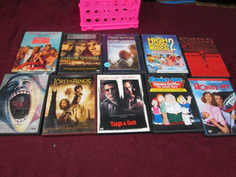 Lot of 10 Assorted DVD Movies...