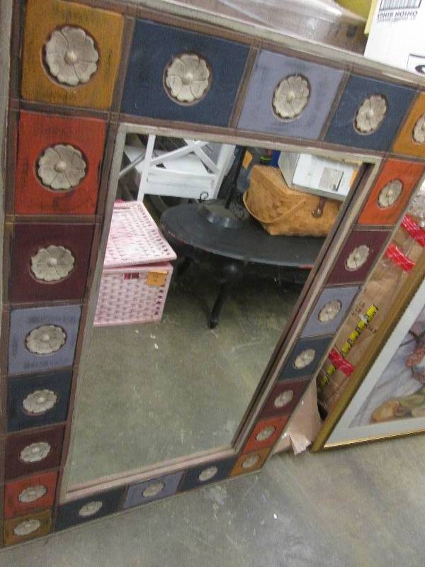 4ft x32 inch Decorative Wood Framed...