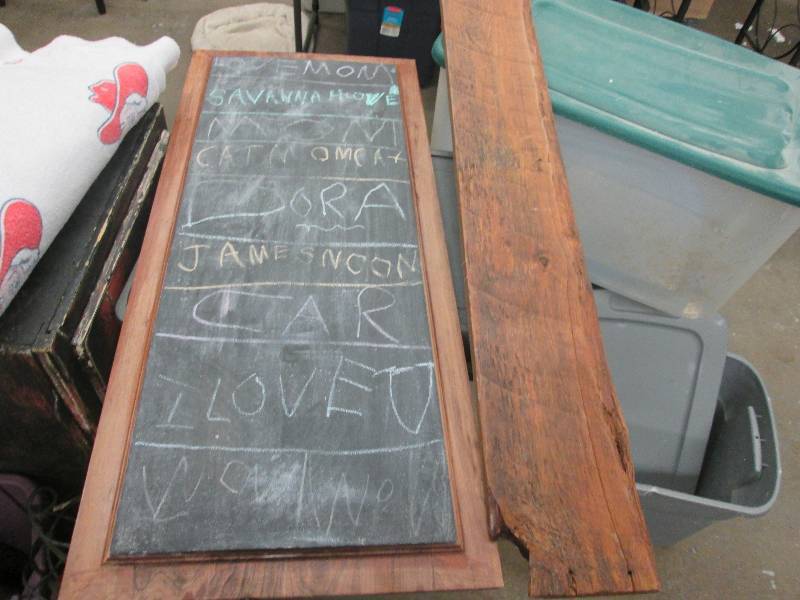 Chalkboard Dcor & Weathered Board...